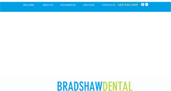 Desktop Screenshot of bradshawdentalaz.com